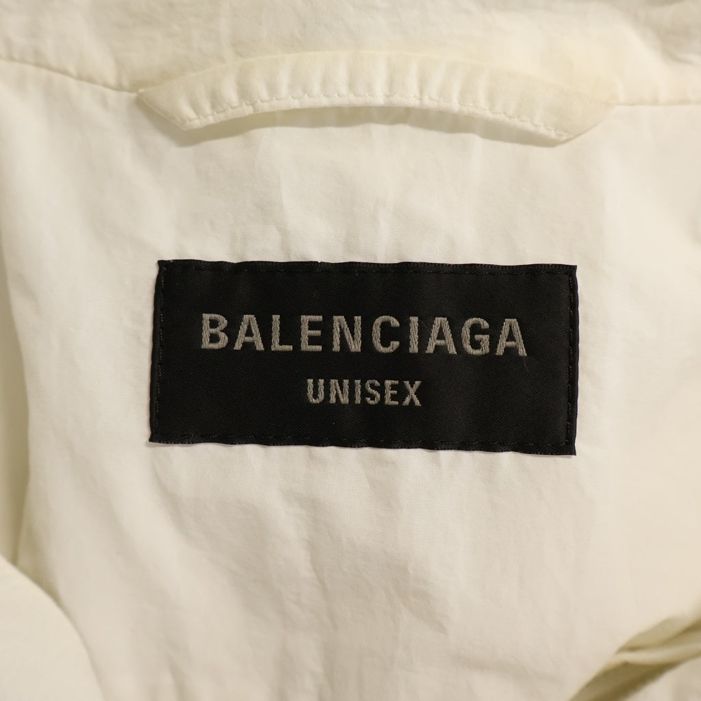 BALENCIAGA(バレンシアガ) 24SS TRACKSUIT JACKET トラックスーツ サイドロゴ刺繍 ジップアップ ナイロン ジャケット ホワイト 768920