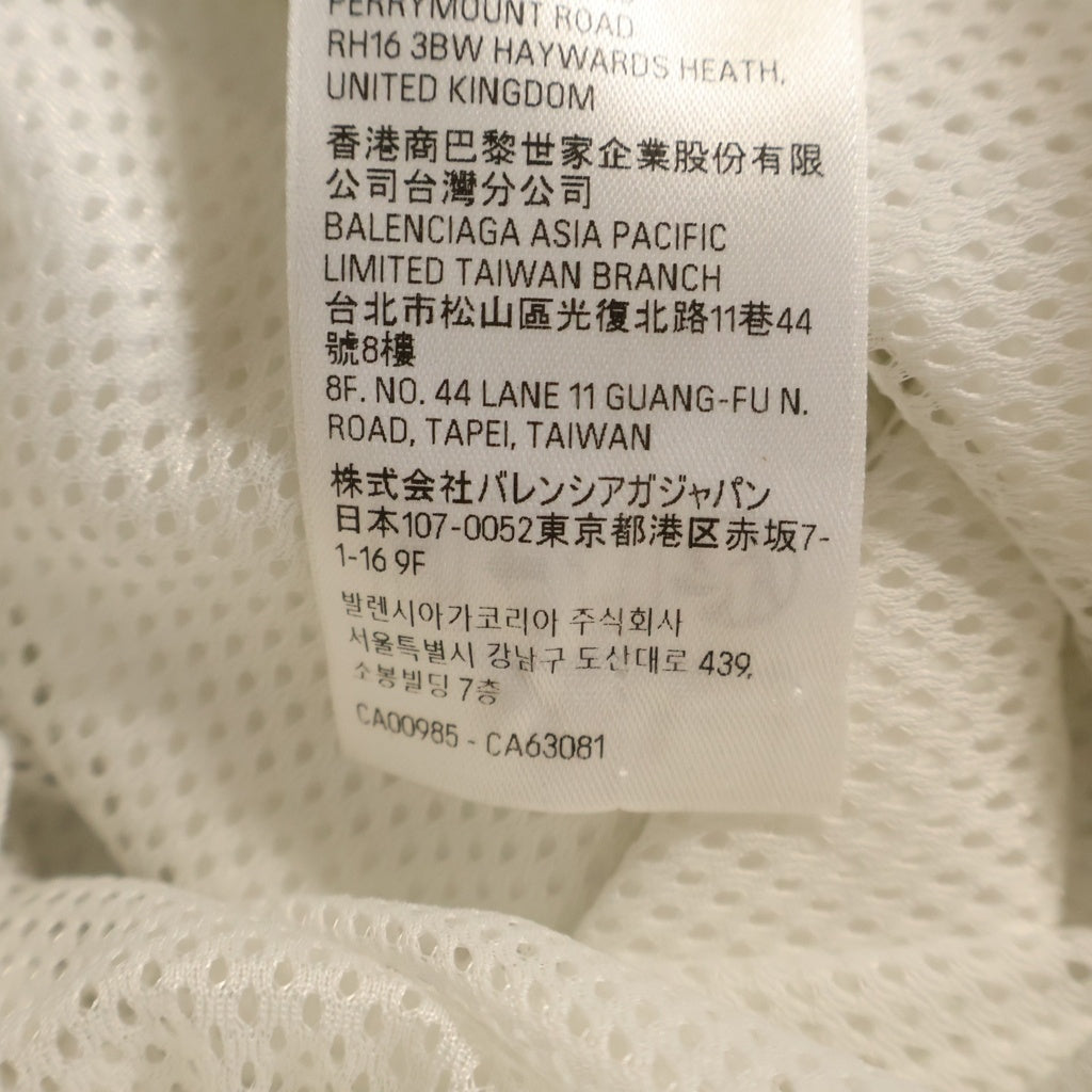 BALENCIAGA(バレンシアガ) 24SS TRACKSUIT JACKET トラックスーツ サイドロゴ刺繍 ジップアップ ナイロン ジャケット ホワイト 768920