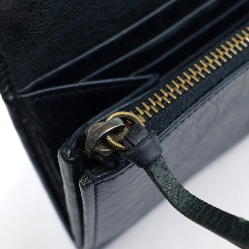 BALENCIAGA(バレンシアガ) Classic Continetal クラシック コンチネンタル ラウンドファスナー ロングウォレット 長財布 ブラック