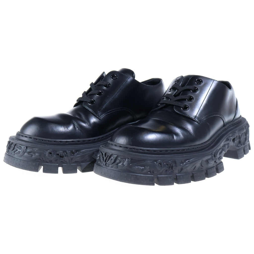 LOUIS VUITTON(ルイヴィトン) バロックライン チャンキーソール モノグラム レザー ドレスシューズ ブラック BM0252