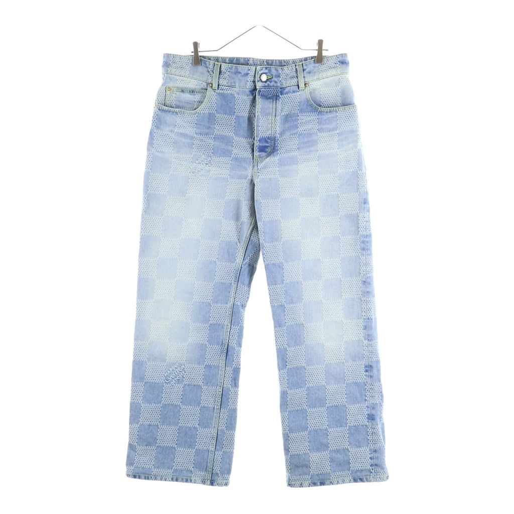 LOUIS VUITTON(ルイヴィトン) 24SS ダミエ スケート デニムパンツ インディゴ RM242MQ GRT HRD48W