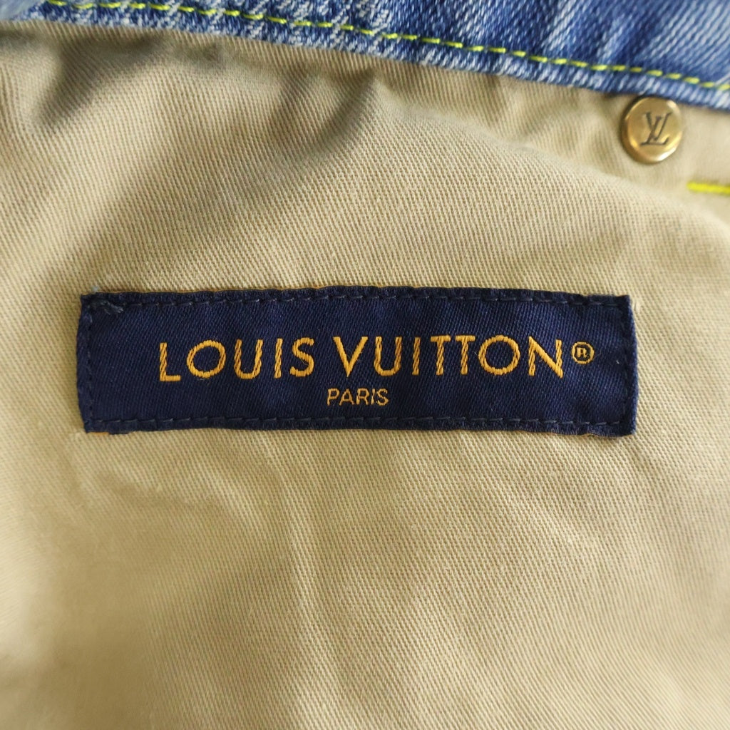 LOUIS VUITTON(ルイヴィトン) 24SS ダミエ スケート デニムパンツ インディゴ RM242MQ GRT HRD48W