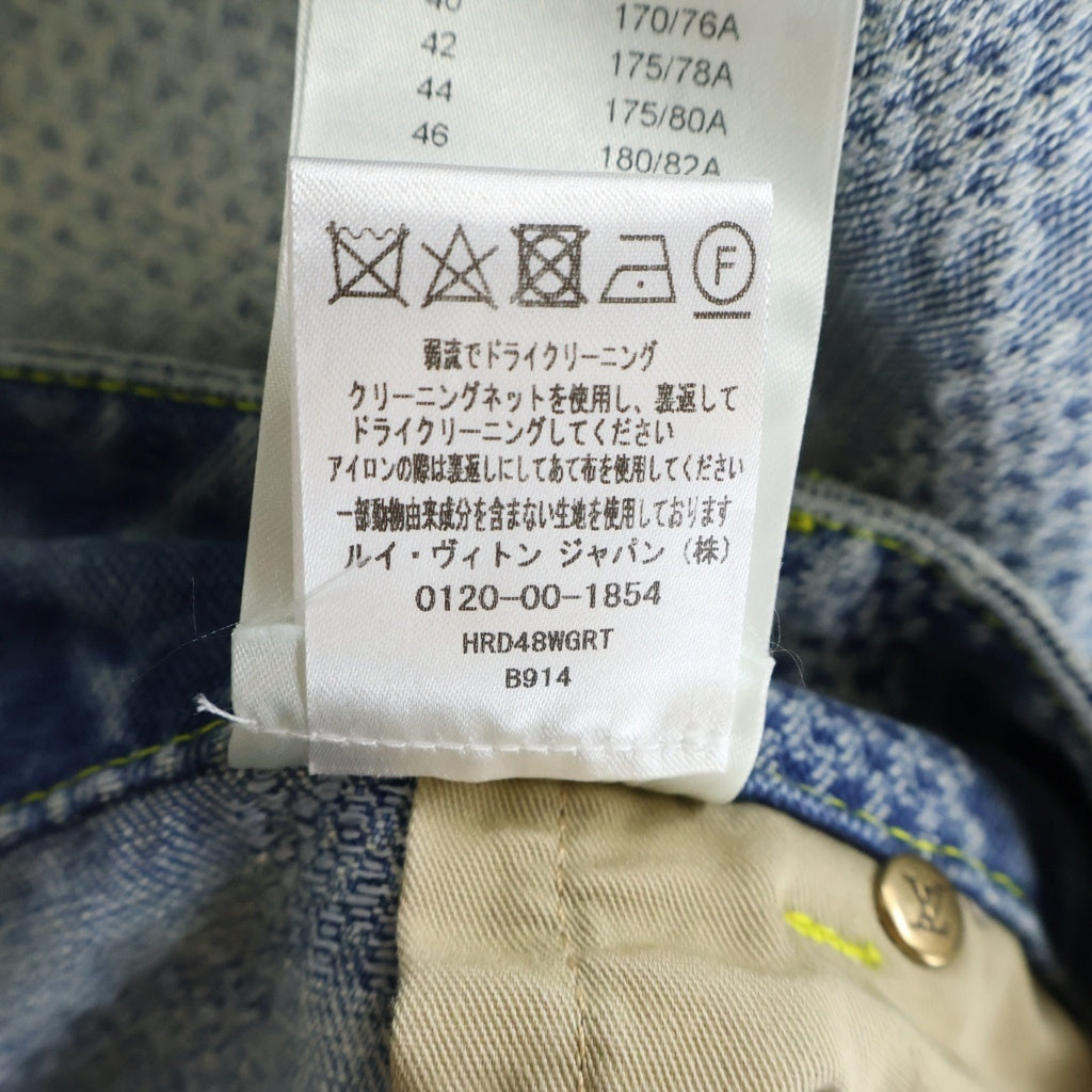 LOUIS VUITTON(ルイヴィトン) 24SS ダミエ スケート デニムパンツ インディゴ RM242MQ GRT HRD48W