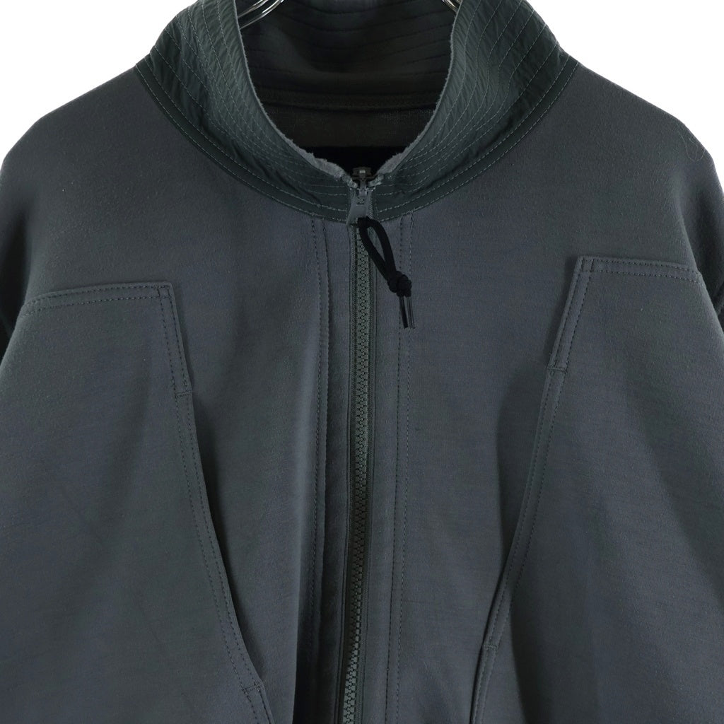 N.HOOLYWOOD(エヌハリウッド) 24SS REVERSIBLE BLOUSON リバーシブル レーヨン ジップアップ ジャケット ブルゾン グレー 9241-BL02-030