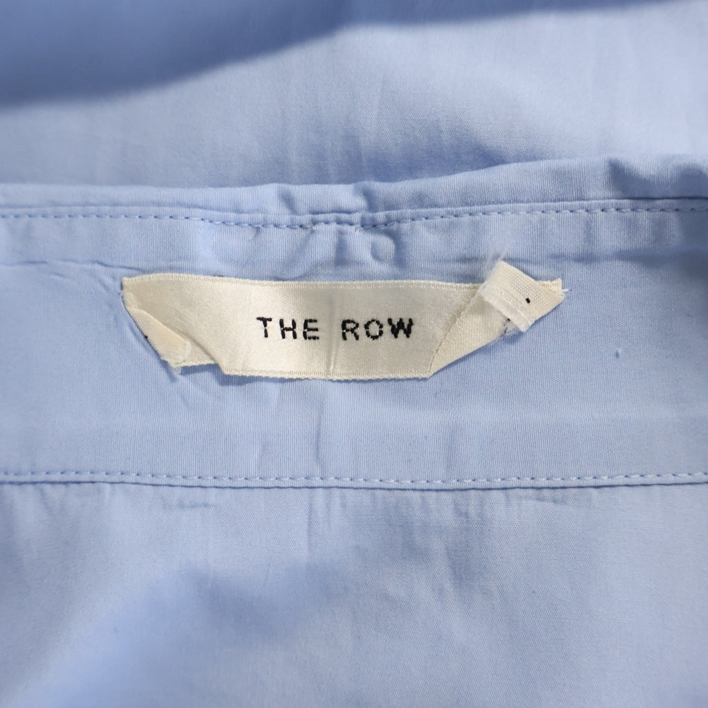 THE ROW(ザロウ) コットン オーバーサイズ 長袖シャツ ブルー AL106