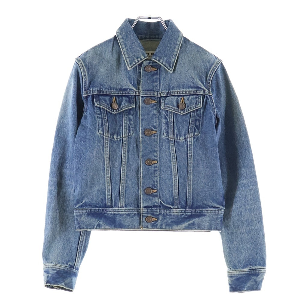 CELINE(セリーヌ) CLASSIC TRUCKER DENIM JACKET クラシック トラッカーデニムジャケット インディゴ レディース 2Q003642E