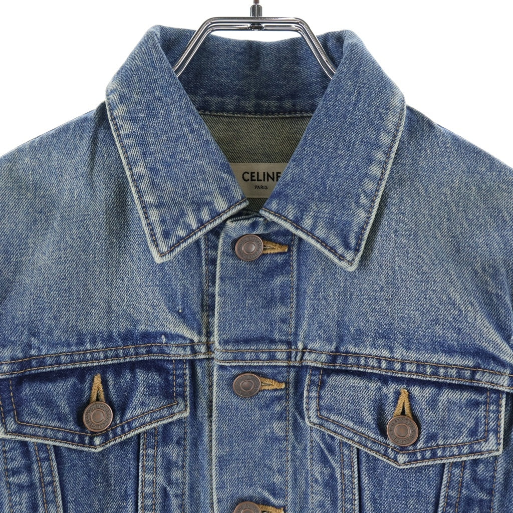 CELINE(セリーヌ) CLASSIC TRUCKER DENIM JACKET クラシック トラッカーデニムジャケット インディゴ レディース 2Q003642E