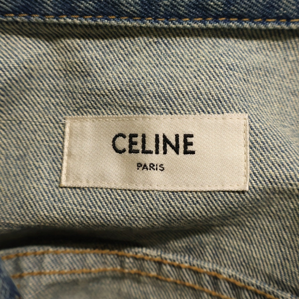 CELINE(セリーヌ) CLASSIC TRUCKER DENIM JACKET クラシック トラッカーデニムジャケット インディゴ レディース 2Q003642E