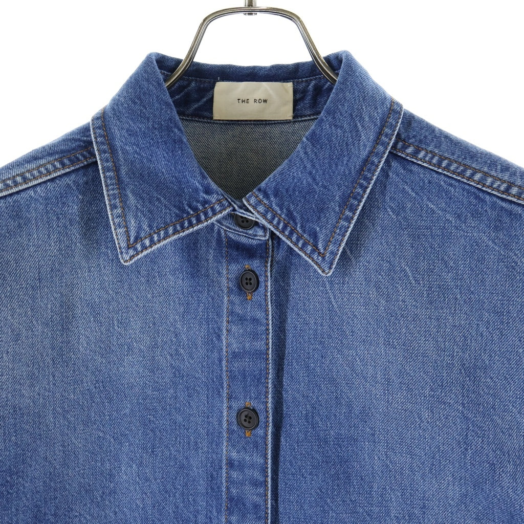 THE ROW(ザロウ) FRANNIE SHIRT フラニーシャツ オーバーサイズ デニムシャツ インディゴ 5947 W1984
