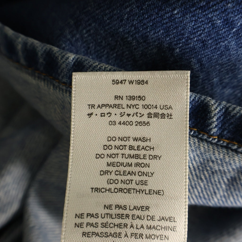 THE ROW(ザロウ) FRANNIE SHIRT フラニーシャツ オーバーサイズ デニムシャツ インディゴ 5947 W1984