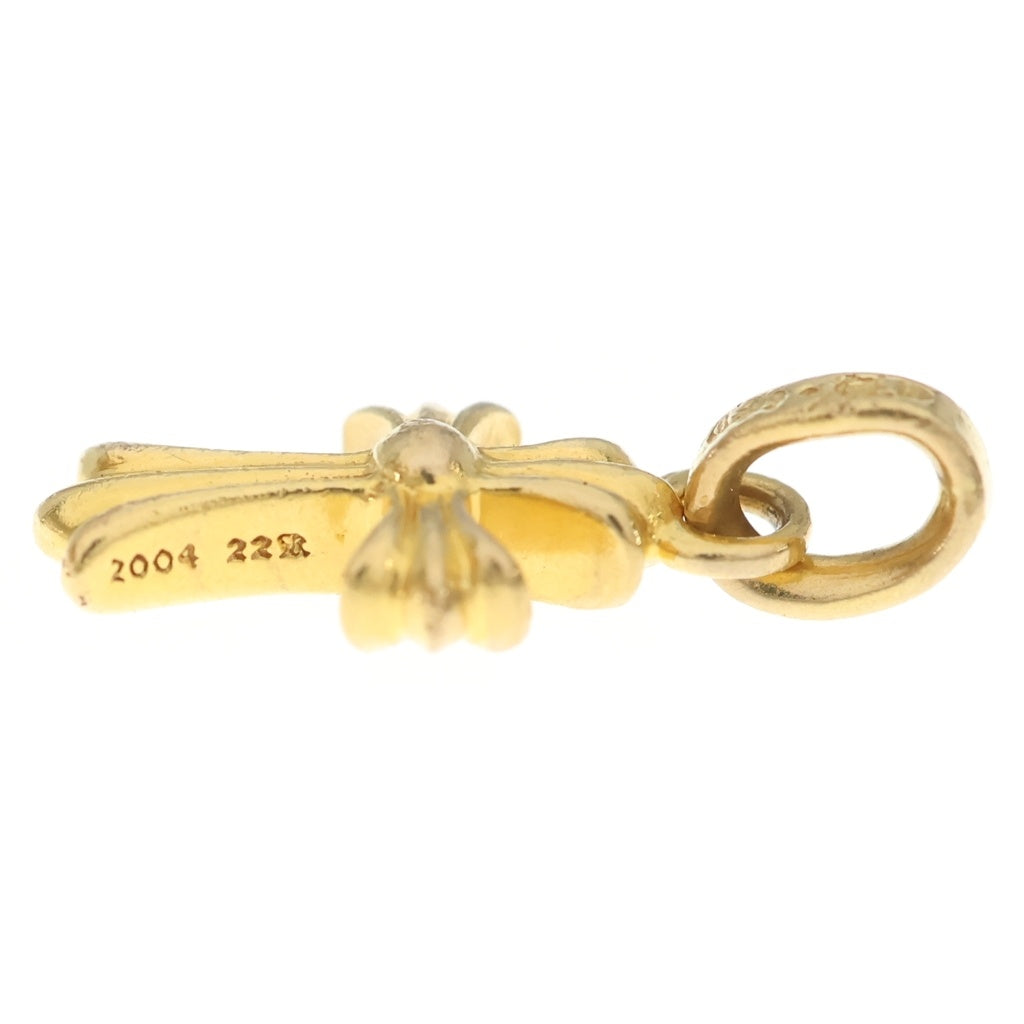 CHROME HEARTS(クロムハーツ) 18KWG CRS BBYFAT P/DIA ベイビーファットクロス PAVEダイヤ ペンダントトップ ゴールド BCA006