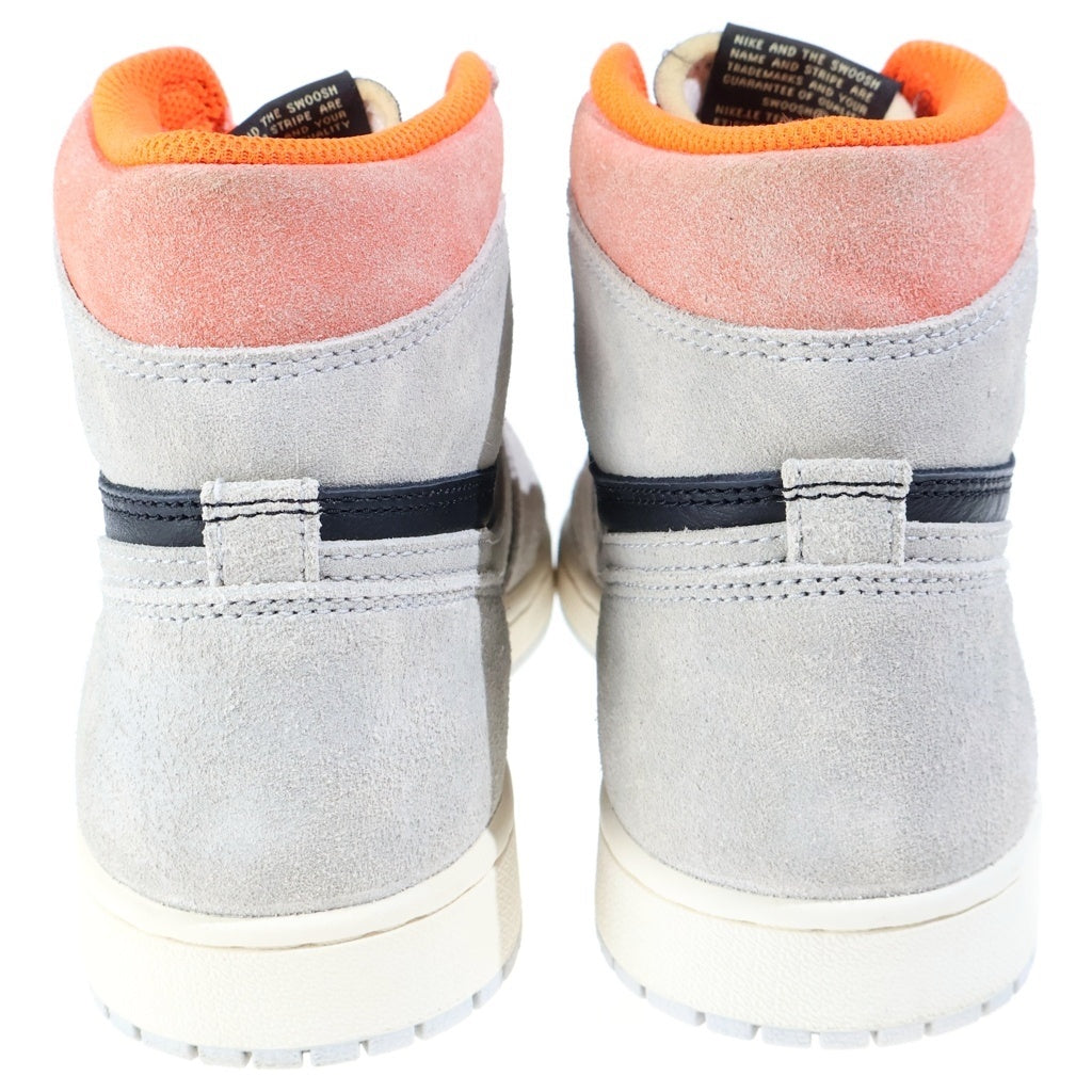NIKE(ナイキ) AIR JORDAN 1 HIGH OG HYPER CRIMSON エアジョーダン1 ハイパークリムゾン ハイカットスニーカー グレー US9/27cm 555088-018