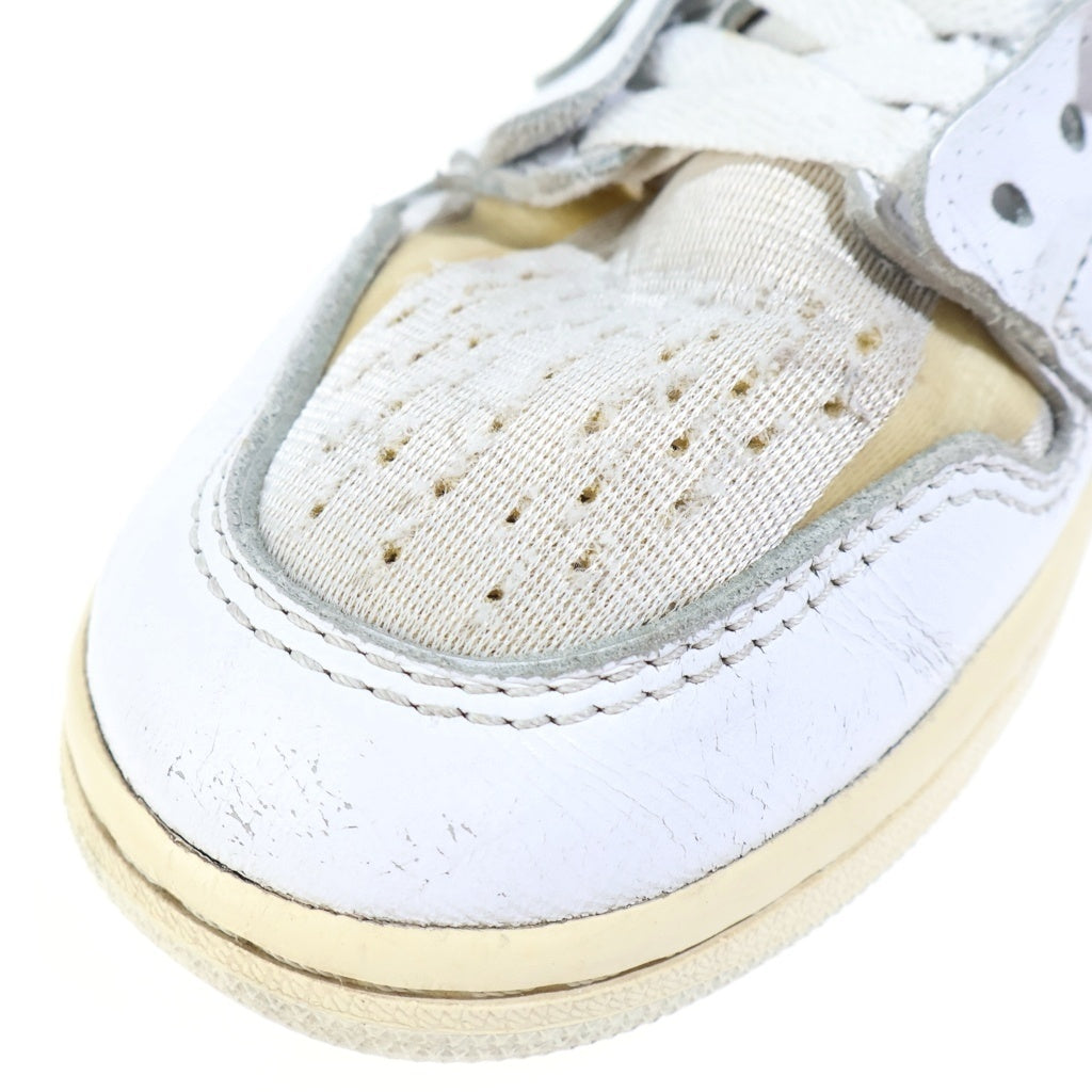 NIKE(ナイキ) ×OFF-WHITE AIR JORDAN 1 RETRO HIGH NRG EU限定 オフホワイト エアジョーダン1 レトロ ハイカットスニーカー ホワイト US8/26cm AQ0818-100