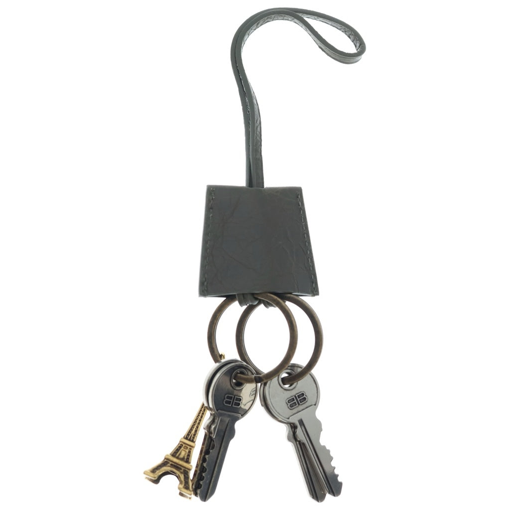 BALENCIAGA(バレンシアガ) Le City Charm ル シティ エッフェル チャーム バッグキーホルダー グレー 795641