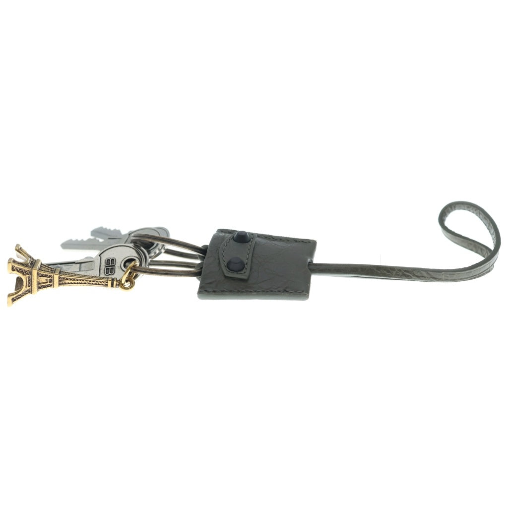 BALENCIAGA(バレンシアガ) Le City Charm ル シティ エッフェル チャーム バッグキーホルダー グレー 795641