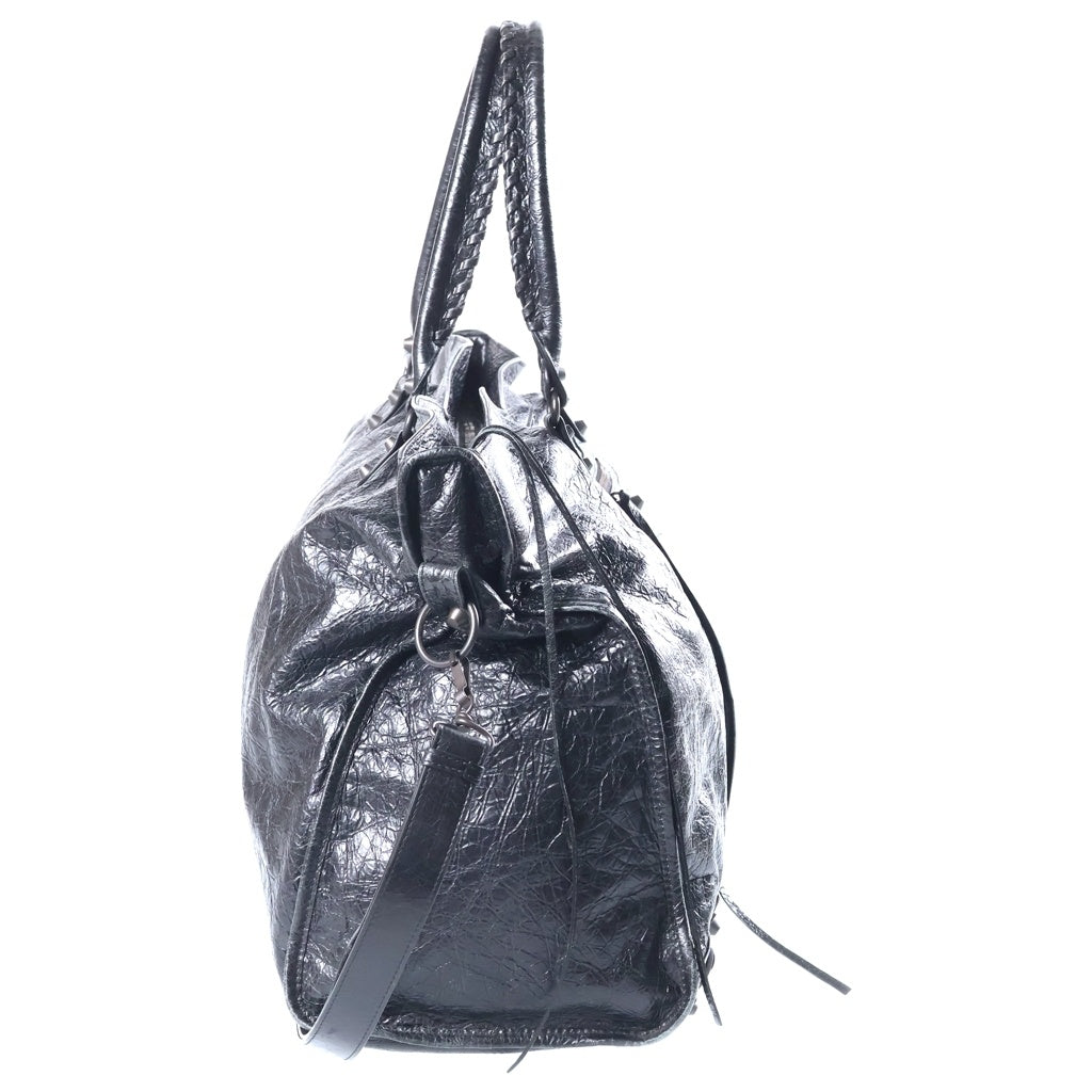 BALENCIAGA(バレンシアガ) Le City ル シティ トラベルバッグ 2WAY ハンドバッグ トートバッグ ショルダーバッグ ブラック 810364