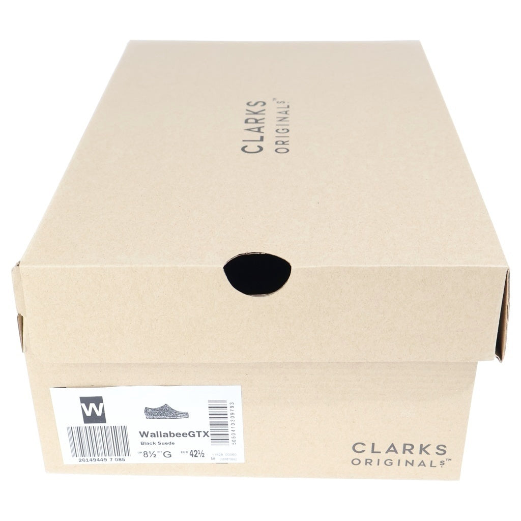 Clarks(クラークス) WALLABEE GTX ワラビー スエード デザートブーツ ブラック US8.5/26.5cm 11826