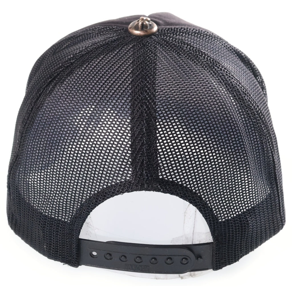 CHROME HEARTS(クロムハーツ) OLD TRUCKER CAP オールド ローリングストーンズ リップ&タン トラッカー メッシュキャップ 帽子 ブラック