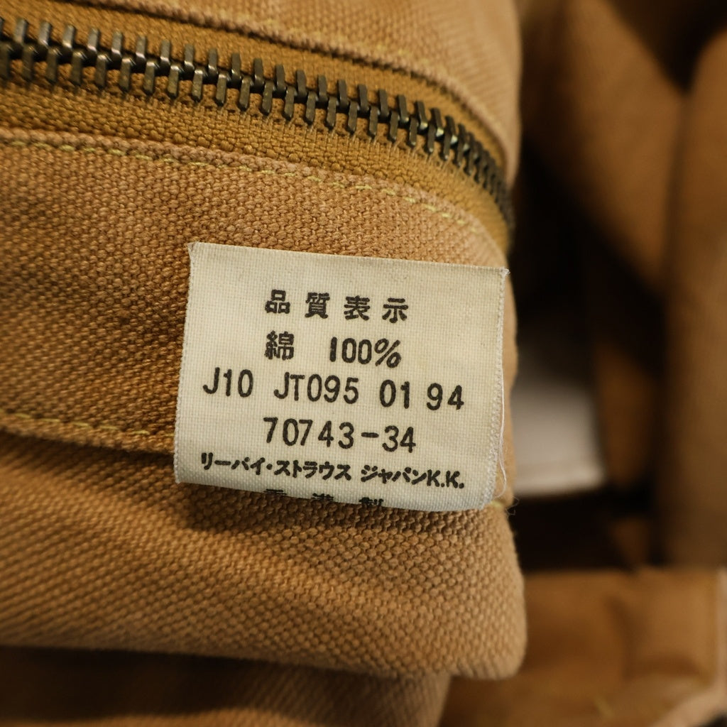 Levi's(リーバイス) 90S VINTAGE ヴィンテージ ダック地 ワークジャケット ブラウン 70743-34
