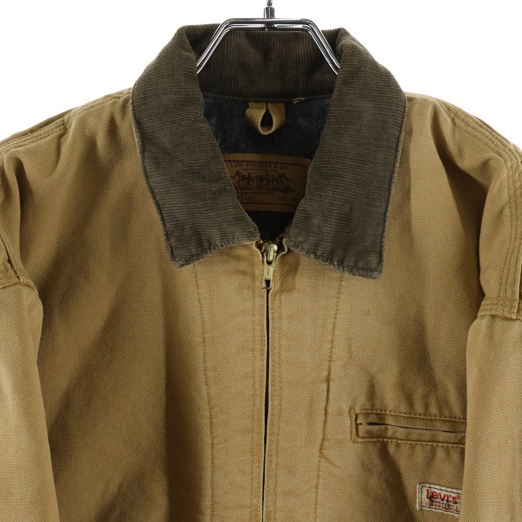 Levi's(リーバイス) 90S VINTAGE ヴィンテージ ダック地 裏地ブランケット ワークジャケット ブラウン 70743-62