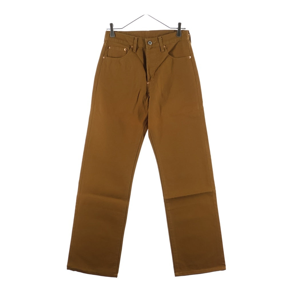 Levi's(リーバイス) 90S VINTAGE 704 ヴィンテージ ボタン裏J22 白タブ BIGE シンチバック ダック地 ワークパンツ ブラウン 704-34