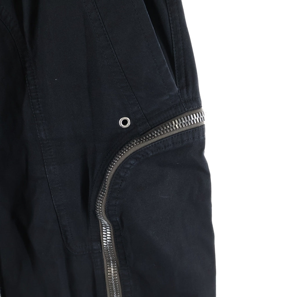 Rick Owens(リックオウエンス) 21SS Bauhaus Cargo バウハウス カーゴパンツ ブラック RU21S6377-TE