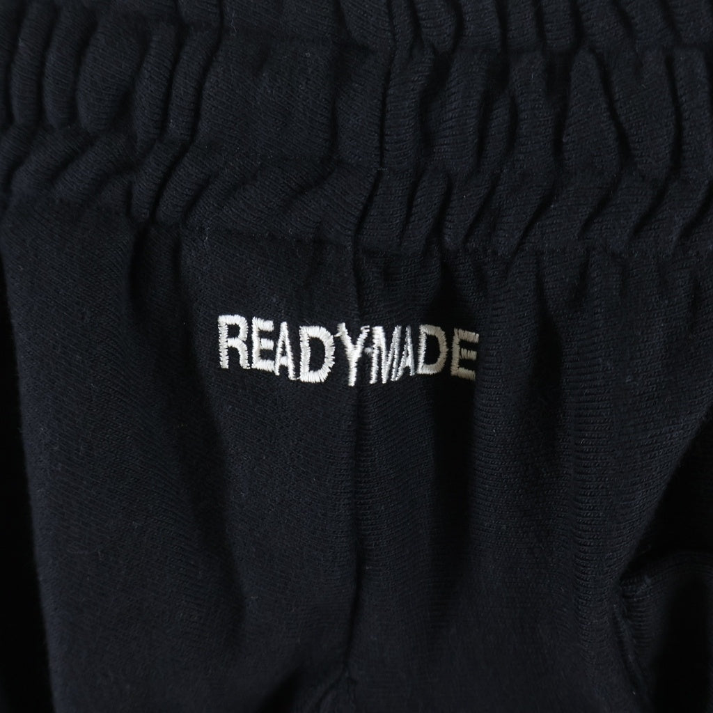 READY MADE(レディメイド) FLARE SWTPNT SMILE スウェットパンツ ブラック RE-CO-BK-00-00-248