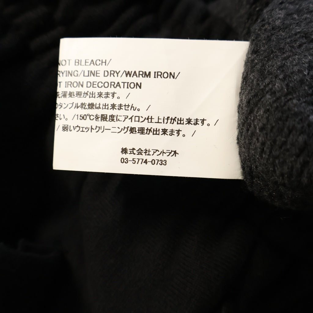 READY MADE(レディメイド) FLARE SWTPNT SMILE スウェットパンツ ブラック RE-CO-BK-00-00-248