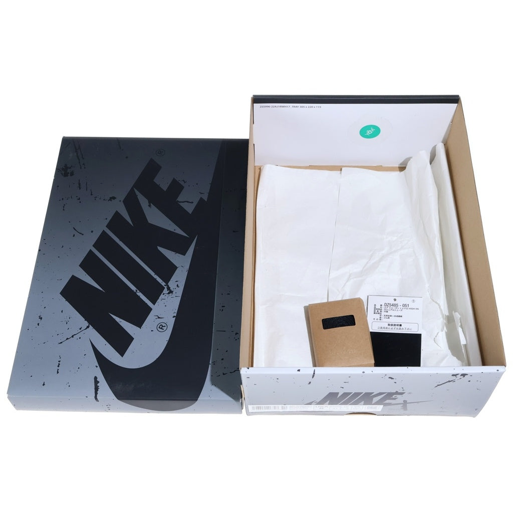 NIKE(ナイキ) AIR JORDAN 1 RETRO HIGH OG DZ5485-051 エアジョーダン1 レトロ ハイカットスニーカー ホワイト/グレー US8/26cm