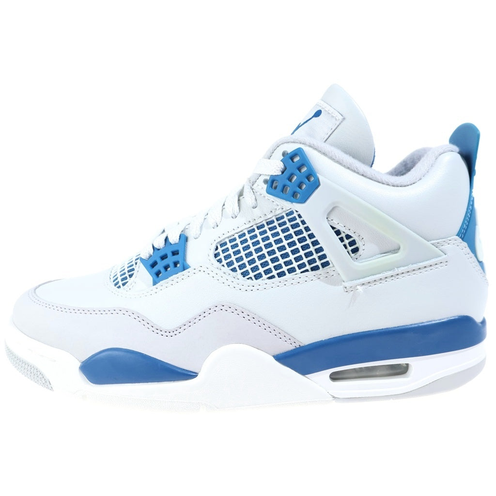 NIKE(ナイキ) AIR JORDAN 4 RETRO INDUSTRIAL BLUE FV5029-141 エアジョーダン4 レトロ インダストリアルブルー ハイカットスニーカー ホワイト/ブルー US7.5/25.5cm