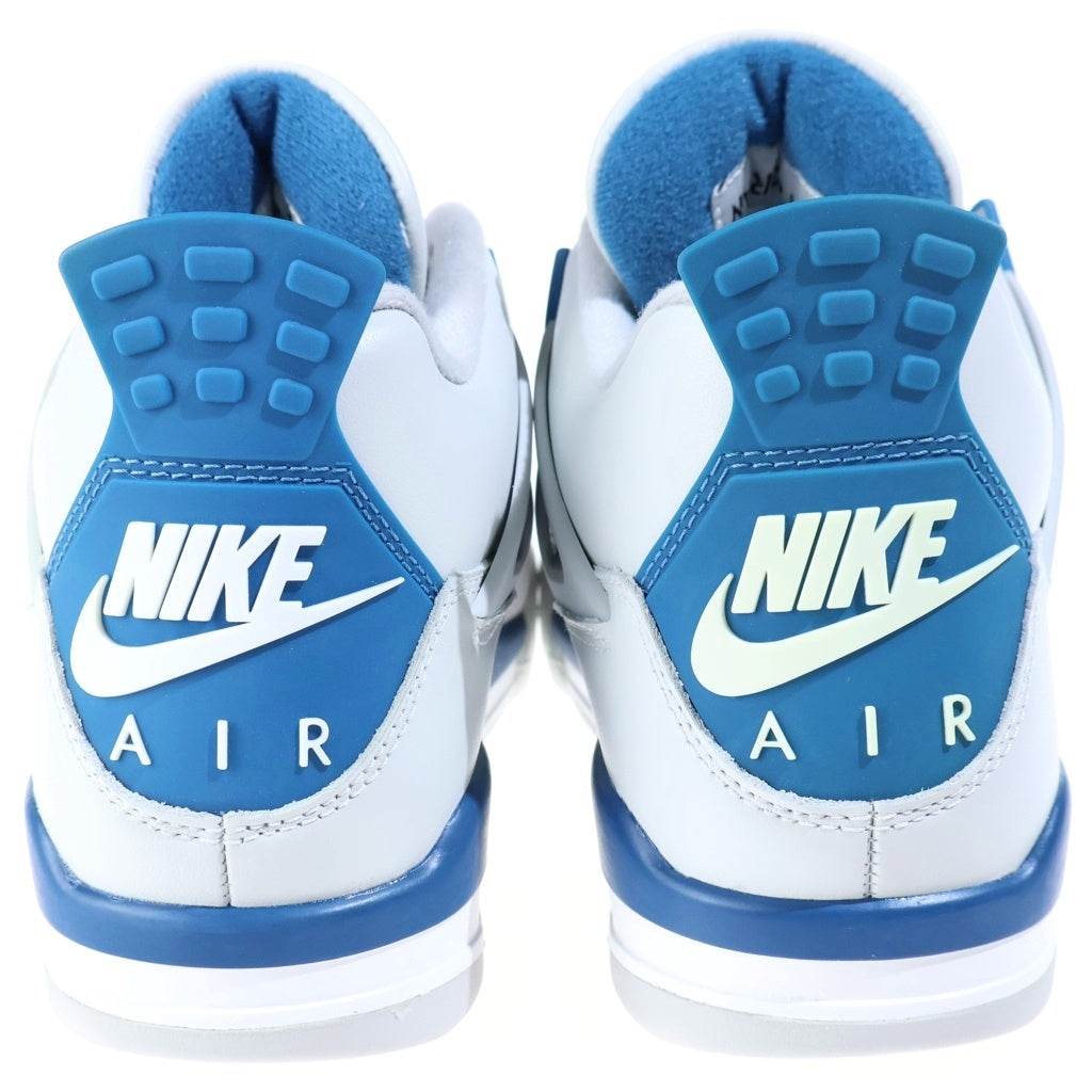 NIKE(ナイキ) AIR JORDAN 4 RETRO INDUSTRIAL BLUE FV5029-141 エアジョーダン4 レトロ インダストリアルブルー ハイカットスニーカー ホワイト/ブルー US7.5/25.5cm