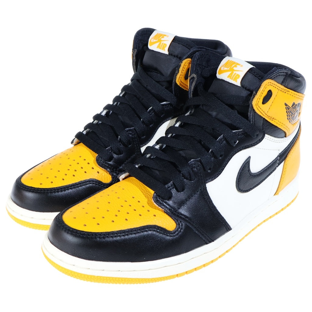 NIKE(ナイキ) AIR JORDAN 1 RETRO HIGH OG TAXI 555088-711 エアジョーダン1 レトロ タクシー ハイカットスニーカー イエロー/ホワイト US8/26cm