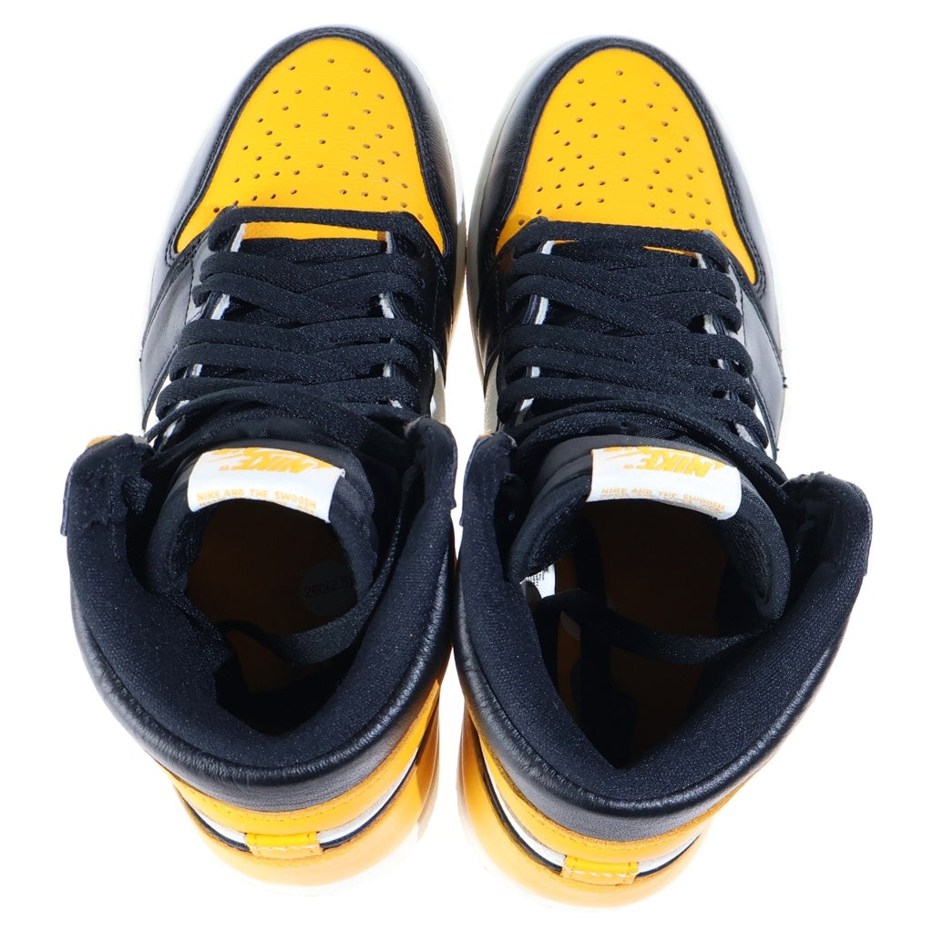 NIKE(ナイキ) AIR JORDAN 1 RETRO HIGH OG TAXI 555088-711 エアジョーダン1 レトロ タクシー ハイカットスニーカー イエロー/ホワイト US8/26cm