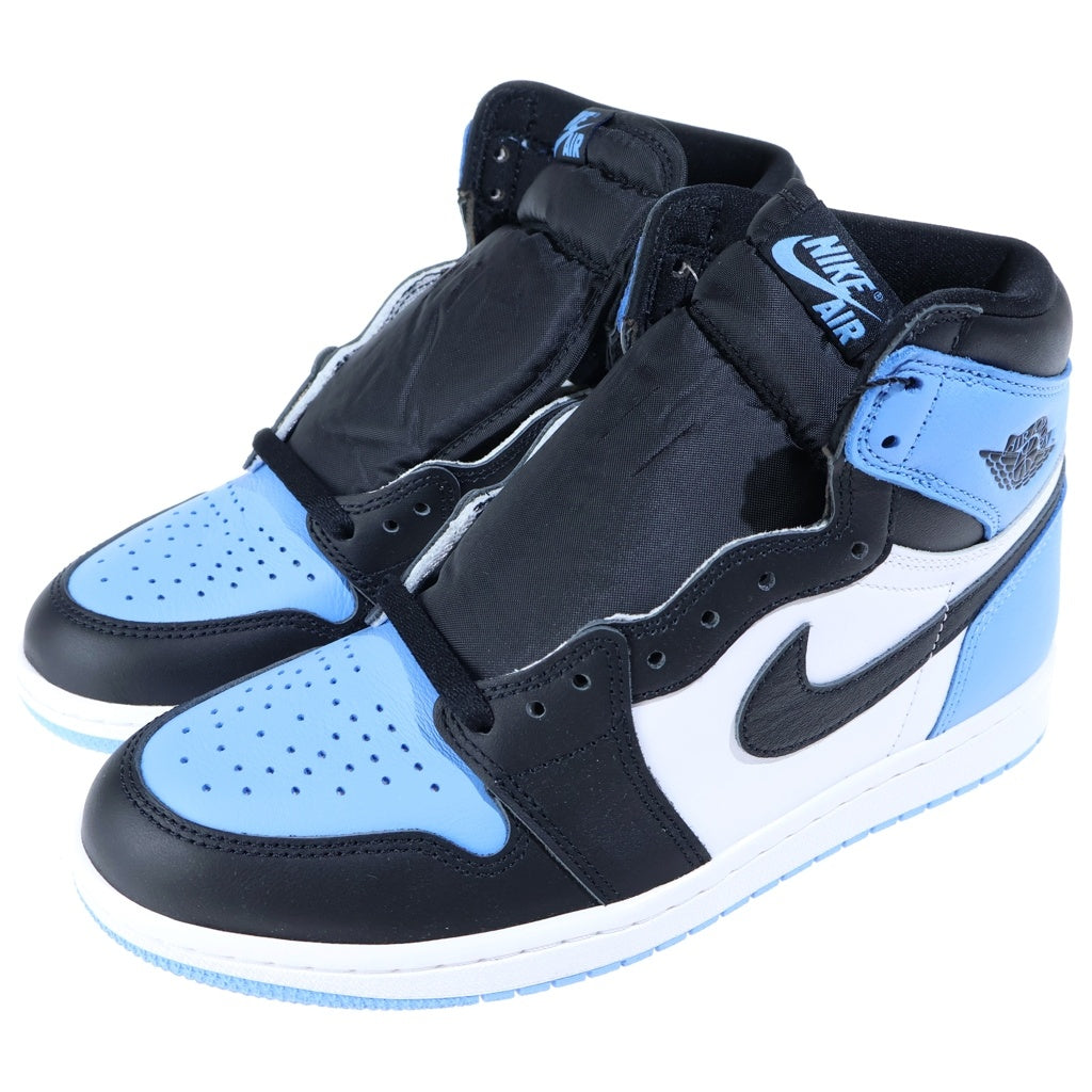 NIKE(ナイキ) AIR JORDAN 1 RETRO HIGH OG UNIVERSITY BLUEUNC TOE DZ5485-400 エアジョーダン1 レトロ ユニバーシティブルー UNCトゥ ハイカットスニーカー ブルー/ホワイト US8/26cm