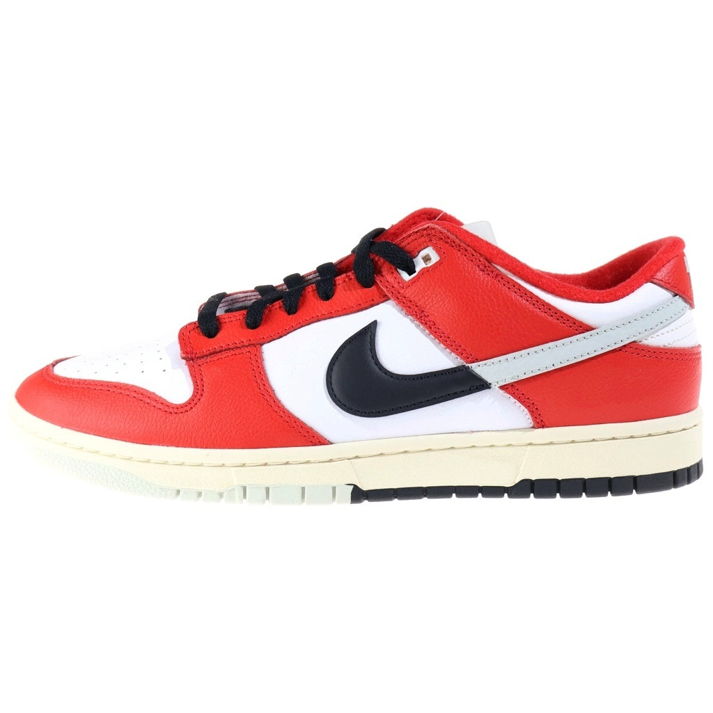 NIKE(ナイキ) DUNK LOW RETRO CHICAGO SPLIT ダンク シカゴスプリット ローカットスニーカー ホワイト/レッド US10.5/27.5cm DZ2536-600
