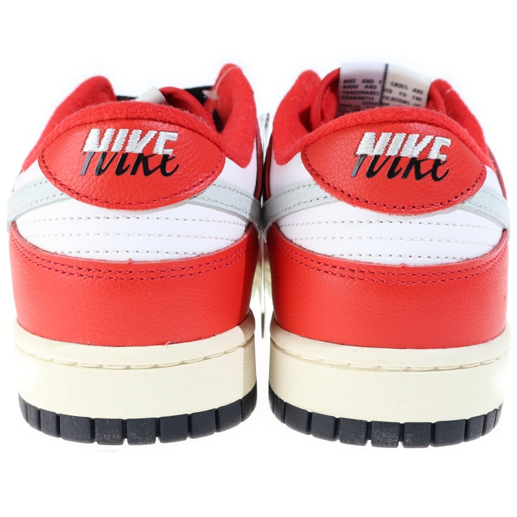 NIKE(ナイキ) DUNK LOW RETRO CHICAGO SPLIT ダンク シカゴスプリット ローカットスニーカー ホワイト/レッド US10.5/27.5cm DZ2536-600