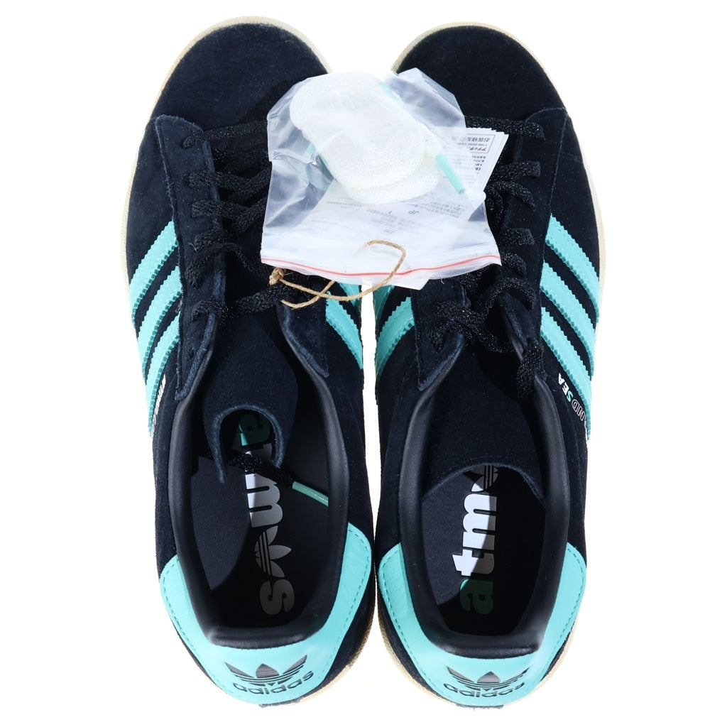 adidas(アディダス) ×WIND AND SEA ×ATMOS CAMPUS 80S ウィンダンシー アトモス キャンパス ローカットスニーカー ブラック/ブルー US9/27.0cm GX3952