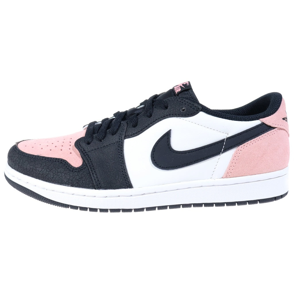 NIKE(ナイキ) AIR JORDAN 1 LOW OG BLEACHED CORAL エアジョーダン1 ブリーチドコーラル ローカットスニーカー ピンク/ブラック US10/28cm CZ0790-061