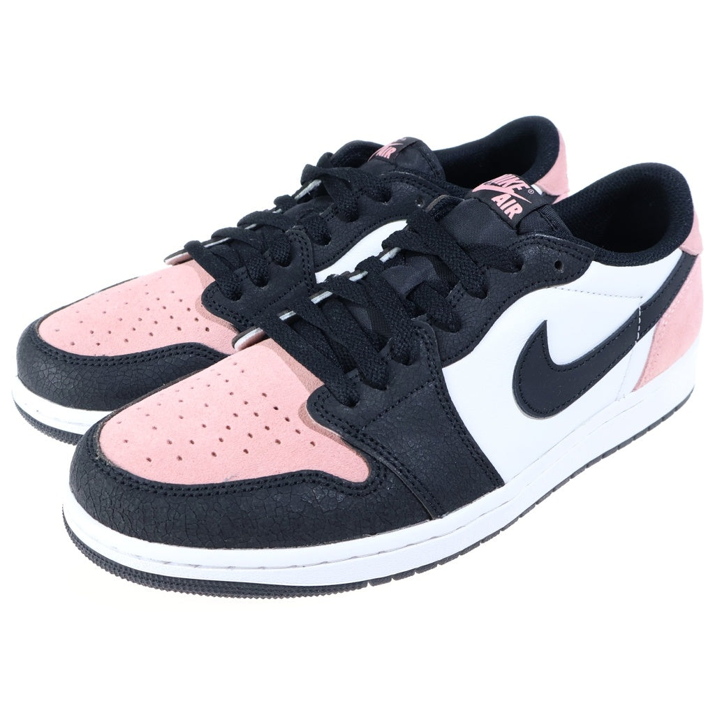 NIKE(ナイキ) AIR JORDAN 1 LOW OG BLEACHED CORAL エアジョーダン1 ブリーチドコーラル ローカットスニーカー ピンク/ブラック US10/28cm CZ0790-061