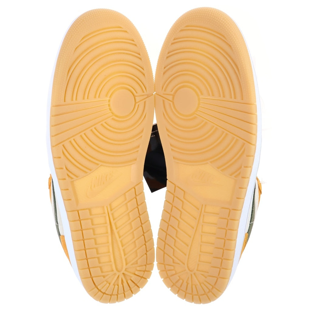 NIKE(ナイキ) AIR JORDAN 1 LOW LIGHT CURRY エアジョーダン1 ライトカリー ローカットスニーカー ホワイト/オレンジ US10/28cm DH6931-102