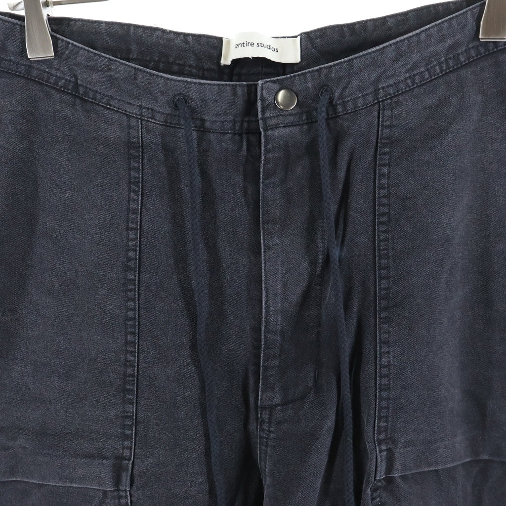 entire studios(エンタイア スタジオ) Freight Cargo Pants フライト カーゴパンツ ブラック ES2396 PO0125 レディース