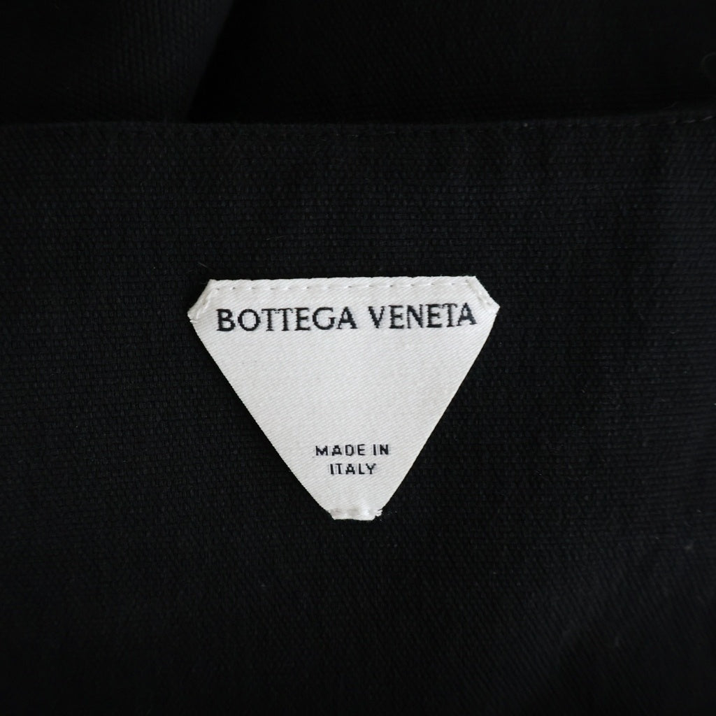 BOTTEGA VENETA(ボッテガヴェネタ) キャンバス スリーブレスドレス ワンピース ブラック レディース 743355 V2T30