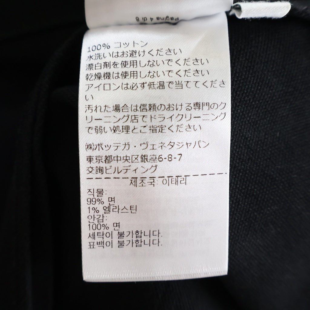 BOTTEGA VENETA(ボッテガヴェネタ) キャンバス スリーブレスドレス ワンピース ブラック レディース 743355 V2T30