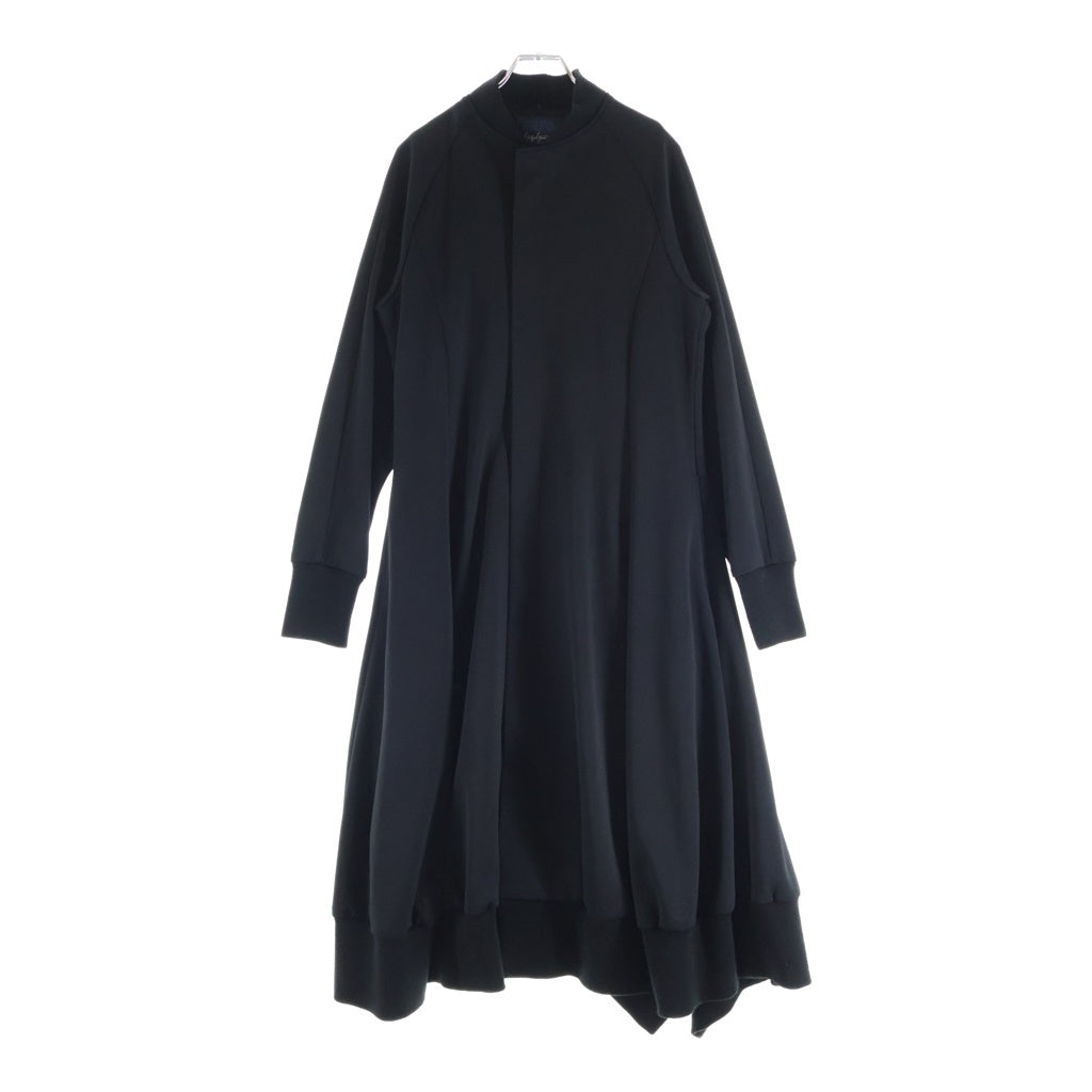 Yohji Yamamoto FEMME(ヨウジヤマモトファム) CARDED FLANNEL HEM PLUSH JKT カードウール ヘム プラッシュ ウエストシェイプ 1B ピークジャケット ブラック レディース FB-D51-901