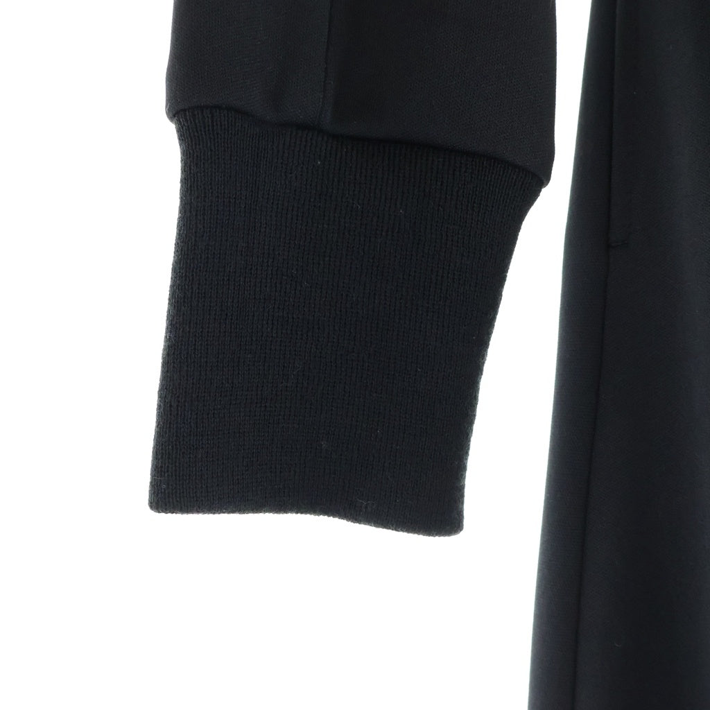 Yohji Yamamoto FEMME(ヨウジヤマモトファム) CARDED FLANNEL HEM PLUSH JKT カードウール ヘム プラッシュ ウエストシェイプ 1B ピークジャケット ブラック レディース FB-D51-901