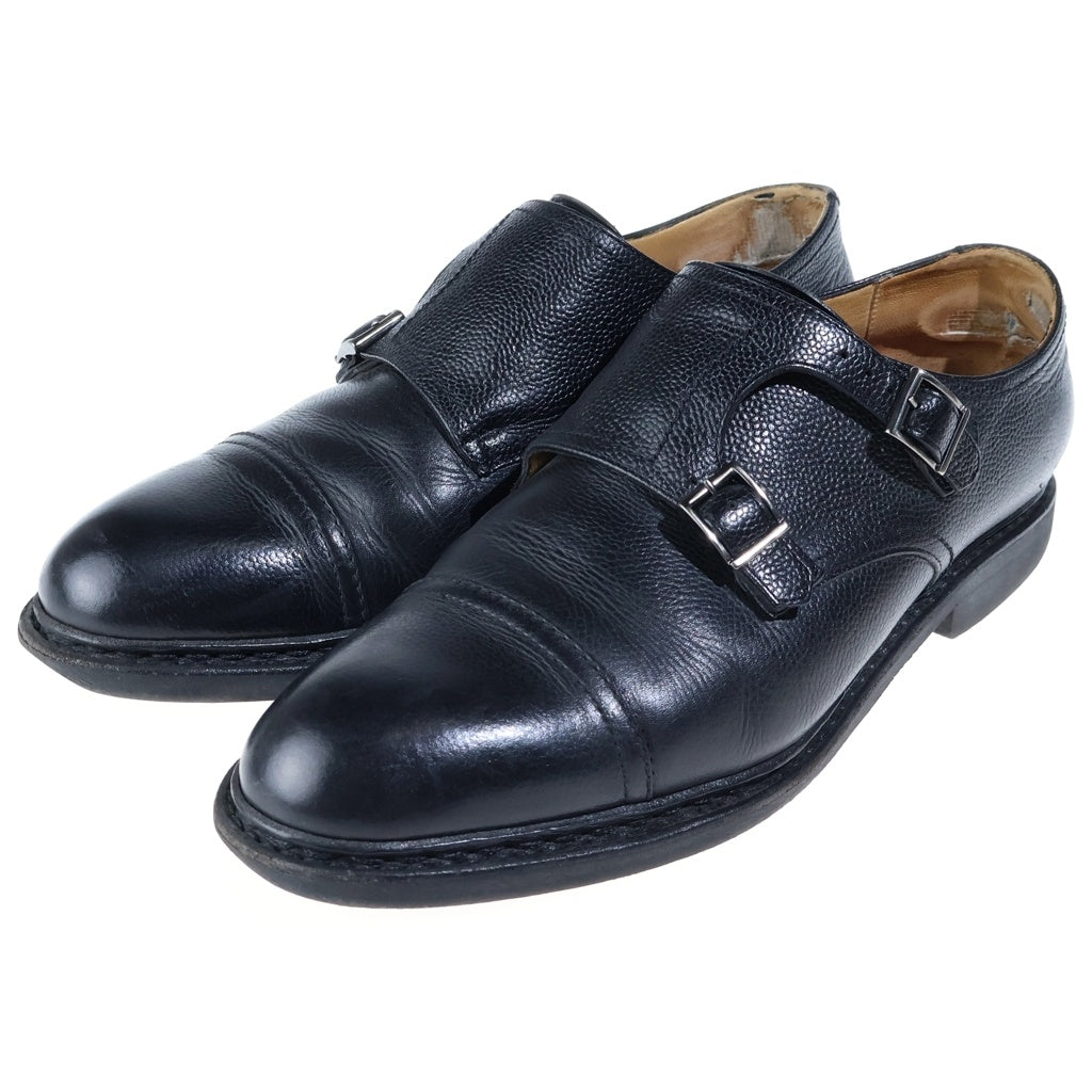 PARABOOT(パラブーツ) POE ポー ダブルモンクストラップ レザー ドレスシューズ ブラック