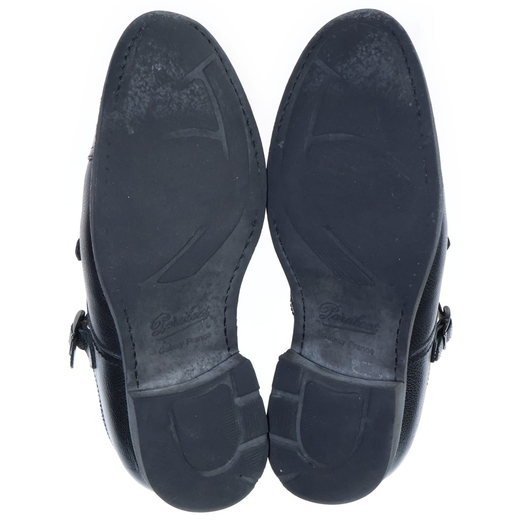 PARABOOT(パラブーツ) POE ポー ダブルモンクストラップ レザー ドレスシューズ ブラック