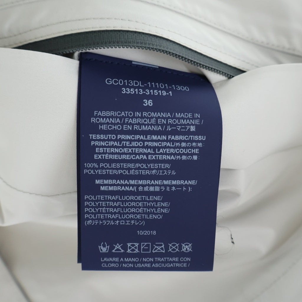 HERNO(ヘルノ) LAMINAR ラミナー ポリエステル マウンテンパーカー ジャケット ホワイト レディース GO013DL-11101-1300