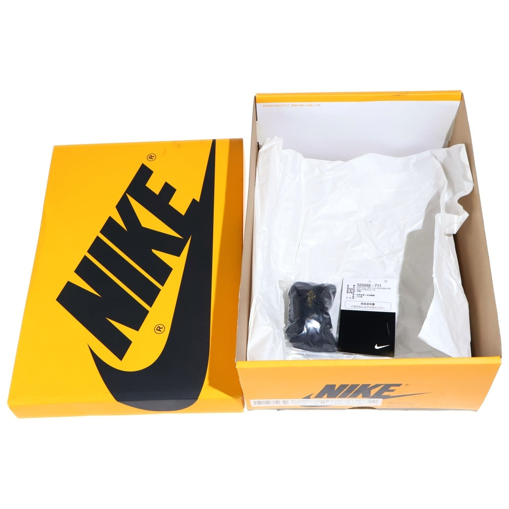 NIKE(ナイキ) AIR JORDAN RETRO HIGH OG TAXI エアジョーダン 1 レトロ タクシー ハイカットスニーカー イエロー/ブラック US9.5/27.5cm 555088-711
