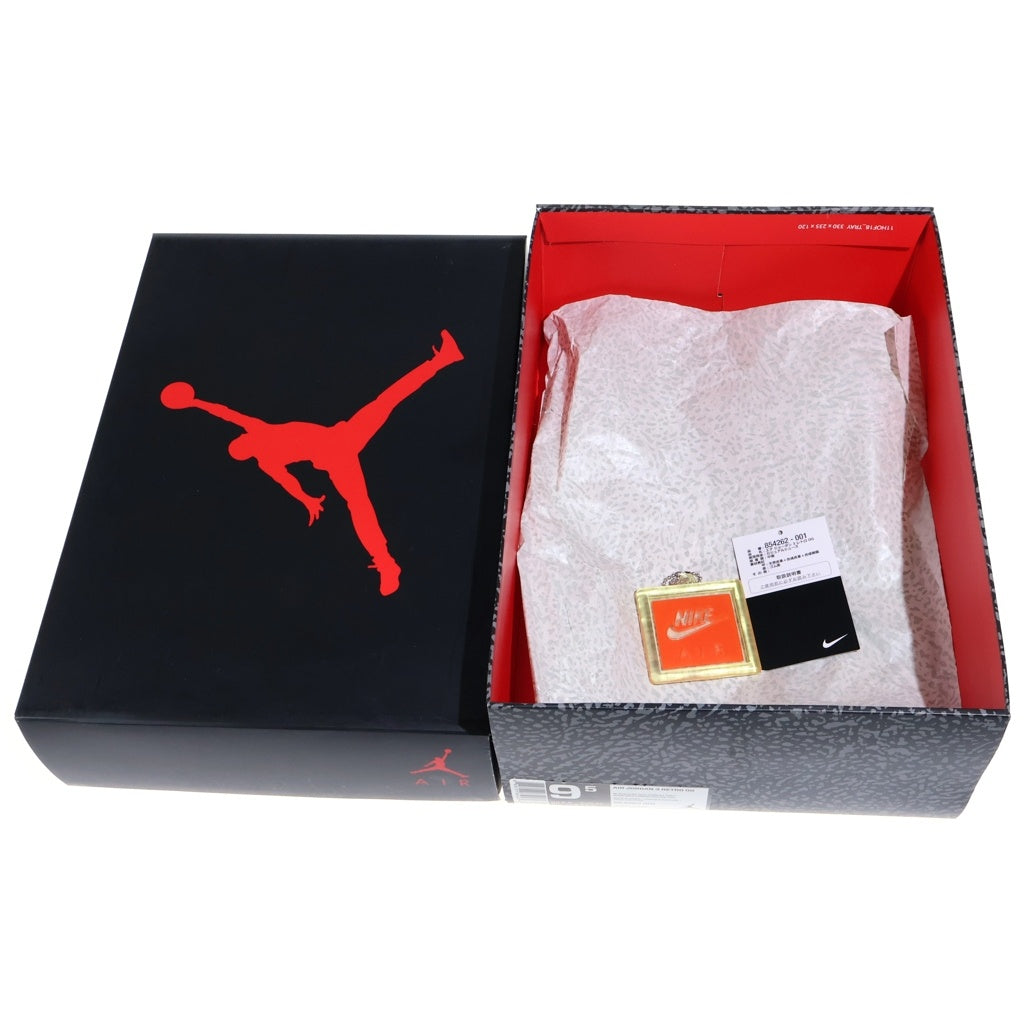 NIKE(ナイキ) AIR JORDAN 3 RETRO OG BLACK CEMENT エアジョーダン3 レトロ ブラックセメント ハイカットスニーカー ブラック US9.5/27.5cm 854262-001